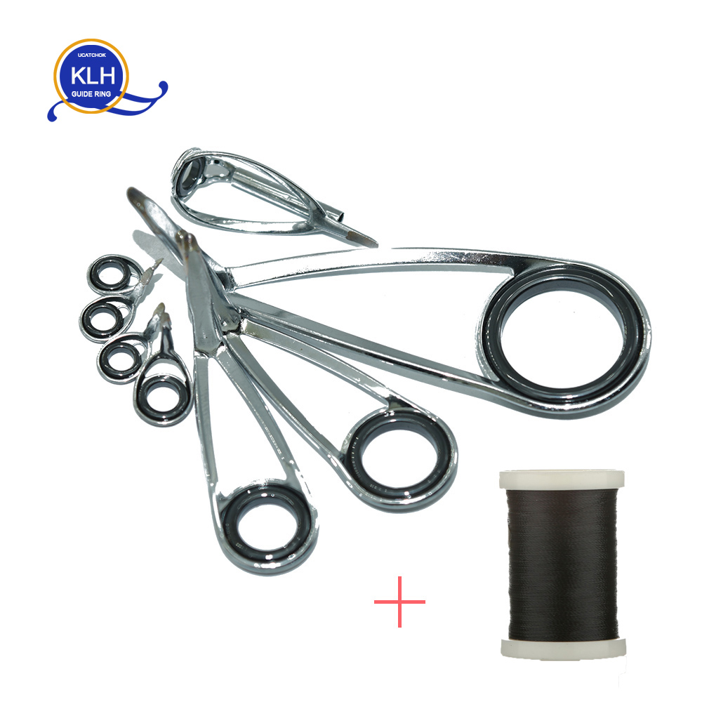 Fishing Rod Repair Kit - 8 stks/Kit KLH Beugel Rvs Gids