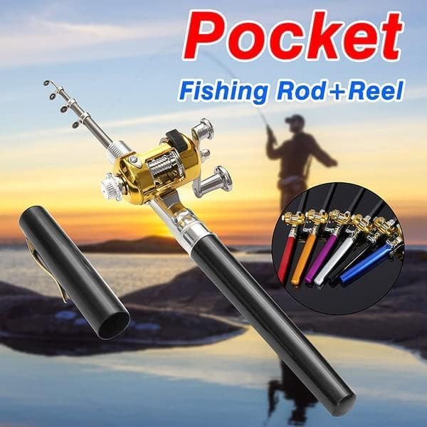 Penn Reel Fierce - Penhengel en molen combo, mini opvouwbare