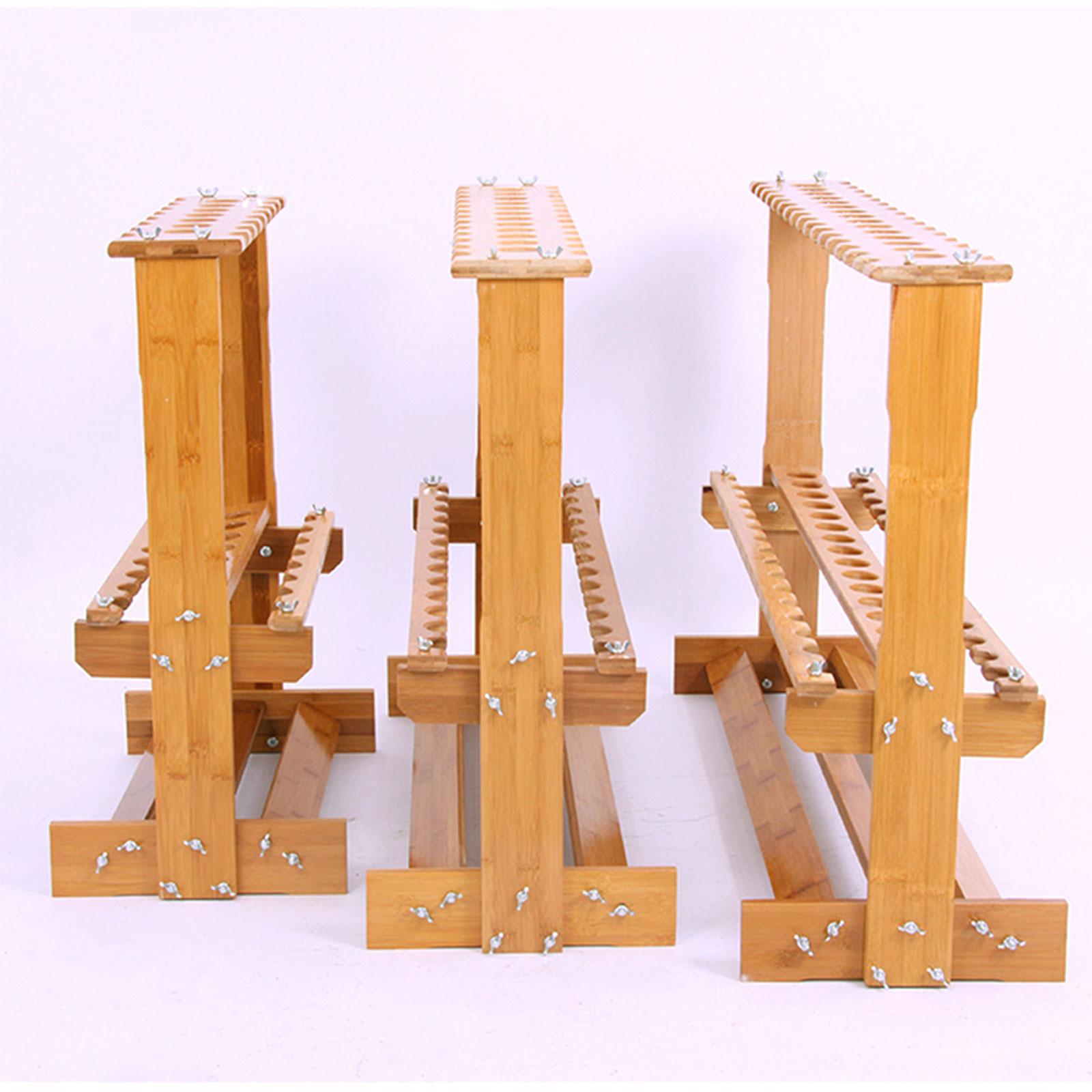 Fishing Rod Rack - Opbergrek voor hengels, bamboe, staand, verticaal
