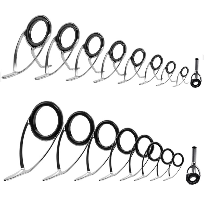 Fishing Rod Repair Kit - 9 Stuks Hengel Geleiders Ring Reparatieset