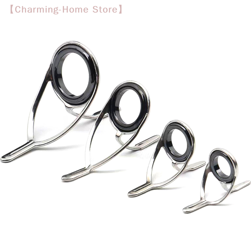 Fishing Rod Tip Replacement - 【M】4-delige roestvrijstalen hengelreparatieset, geleidingsringset, vervangende onderdelen