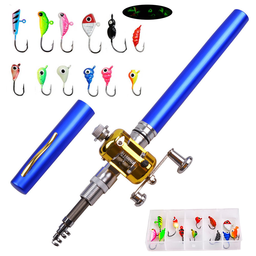 Fishing Rod Ice - Mini Ijs Hengel Combo Met 12