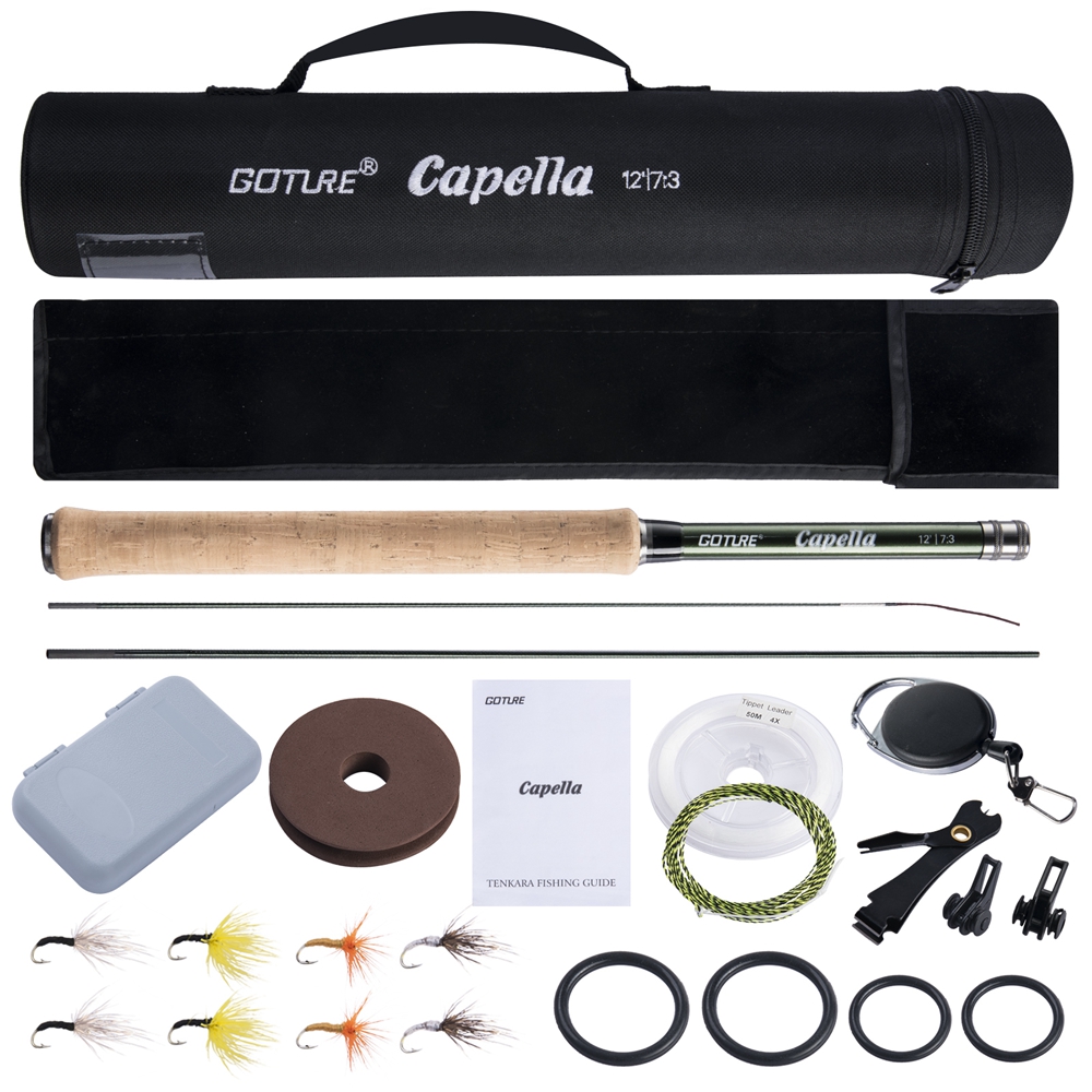 Goture Tenkara Fly Hengel Comb - Fishing Rod Carbon Fiber recensie en prijs