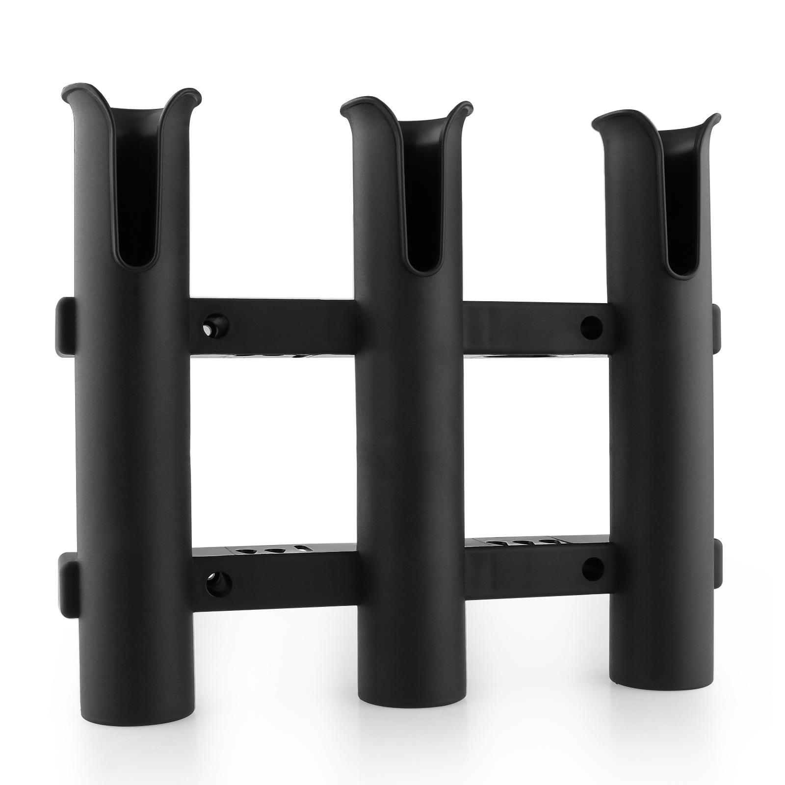 Zwart PP hengelhouderrek met v - Fishing Rod Rack recensie en prijs