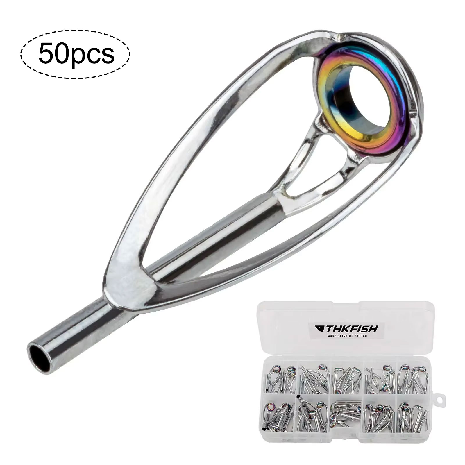 50 Stuks Hengel Tip Top Repara - Fishing Rod Tip Replacement recensie en prijs
