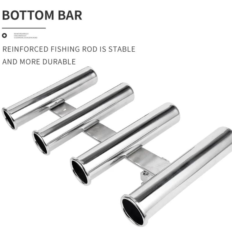 Roestvrij staal 4 buizen henge - Fishing Rod Boat recensie en prijs