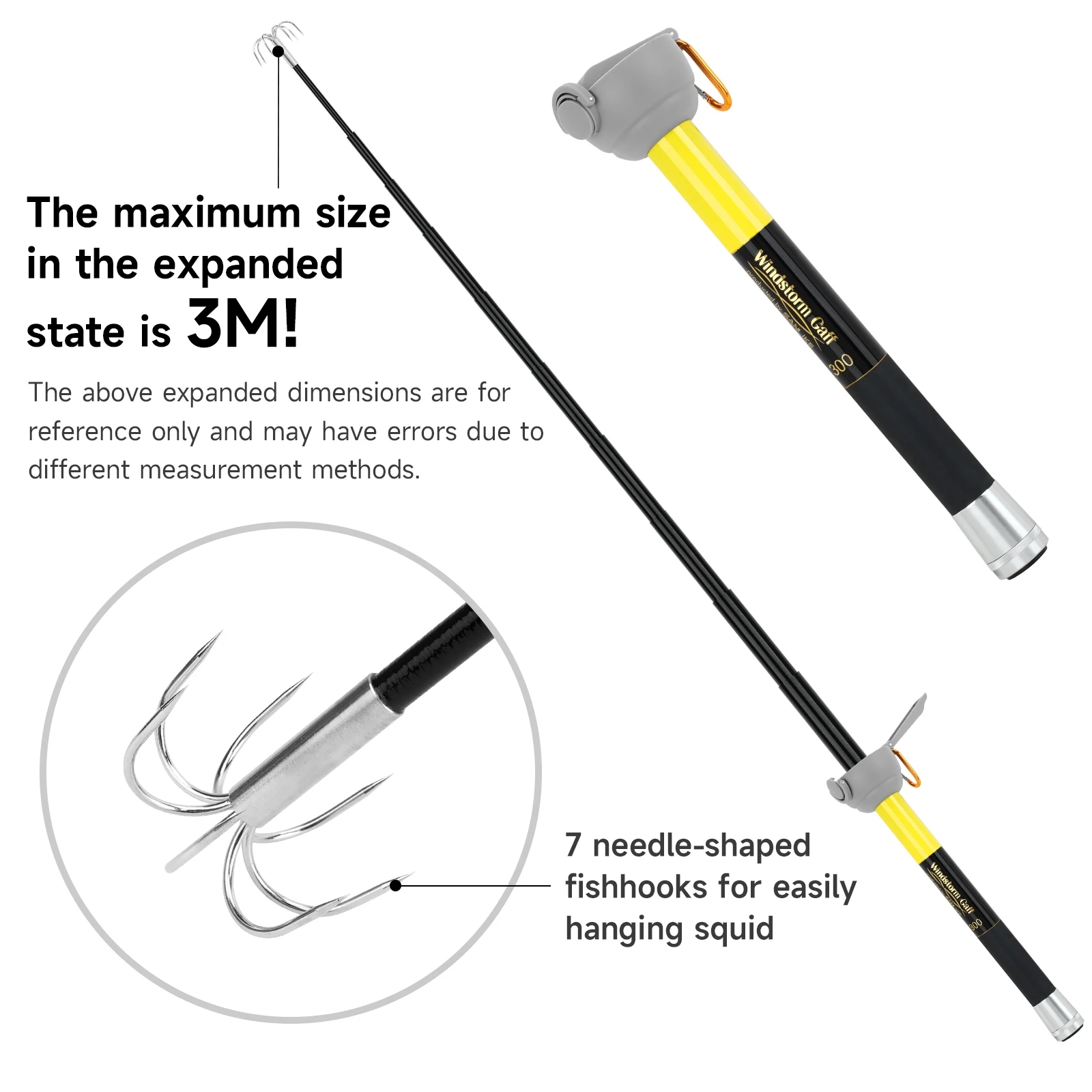 SANLIKE 7-klauw roestvrijstale - Fishing Rod Carbon Fiber recensie en prijs