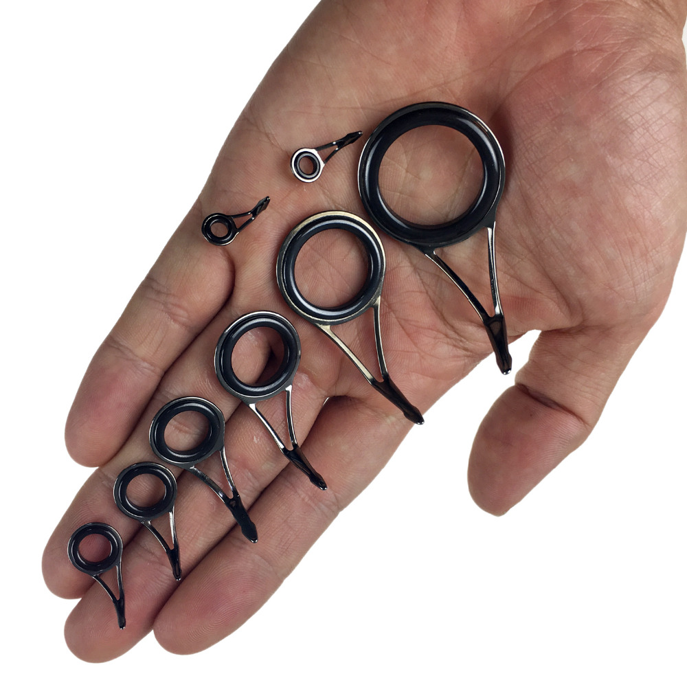 THKFISH 75pcs Hengelgeleiders  - Fishing Rod Guide Replacement recensie en prijs