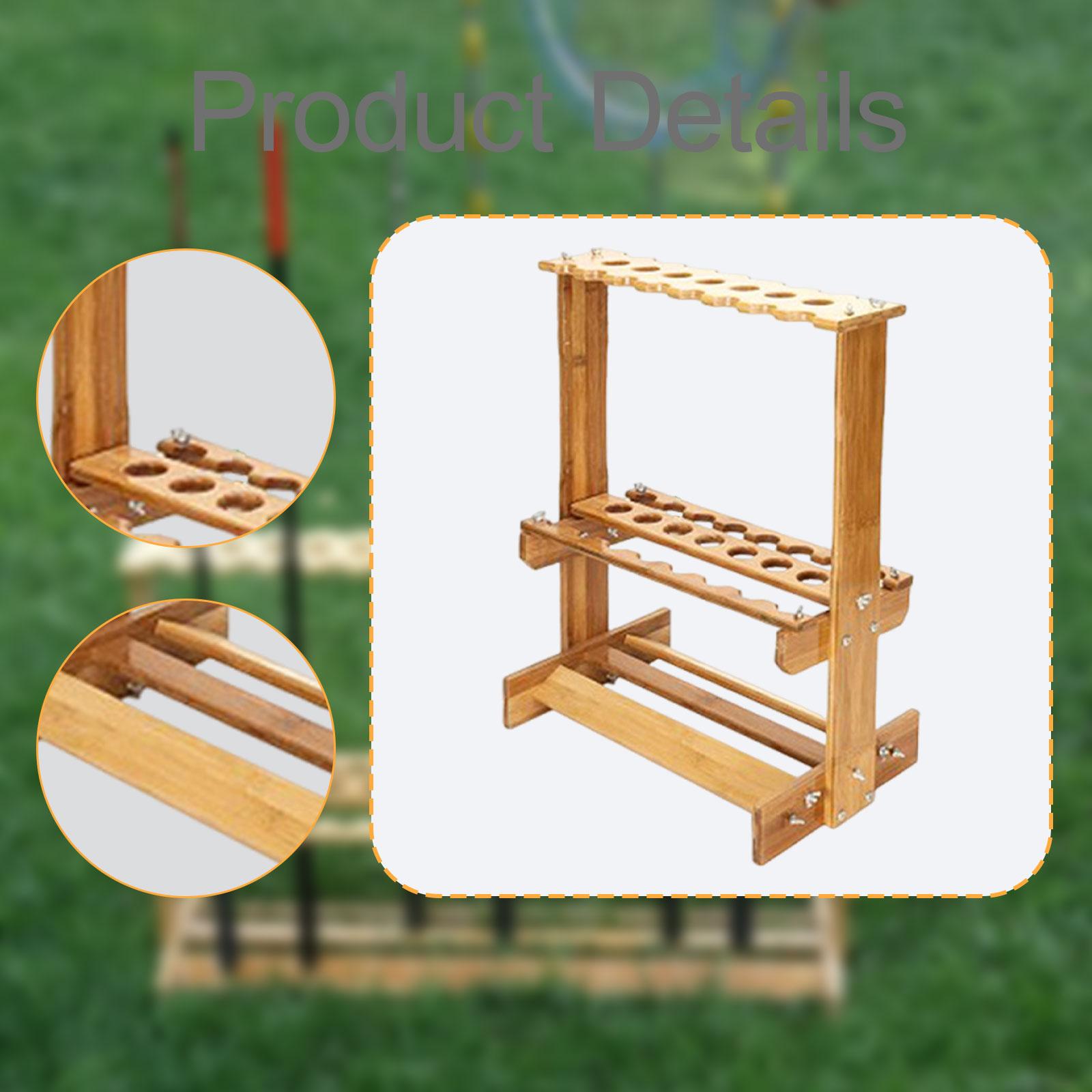 Opbergrek voor hengels, bamboe - Fishing Rod Rack recensie en prijs