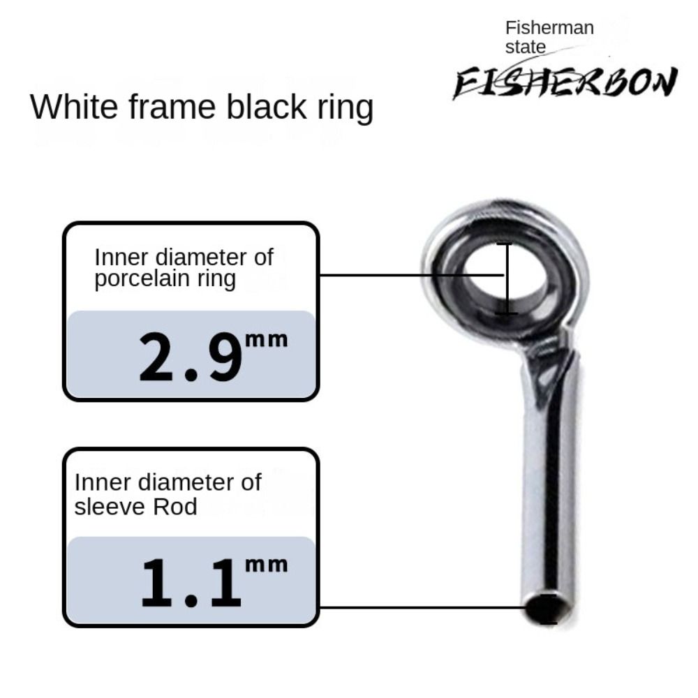Nieuwe O Ring Hengel Gids Rvs  - Fishing Rod Guide Replacement recensie en prijs