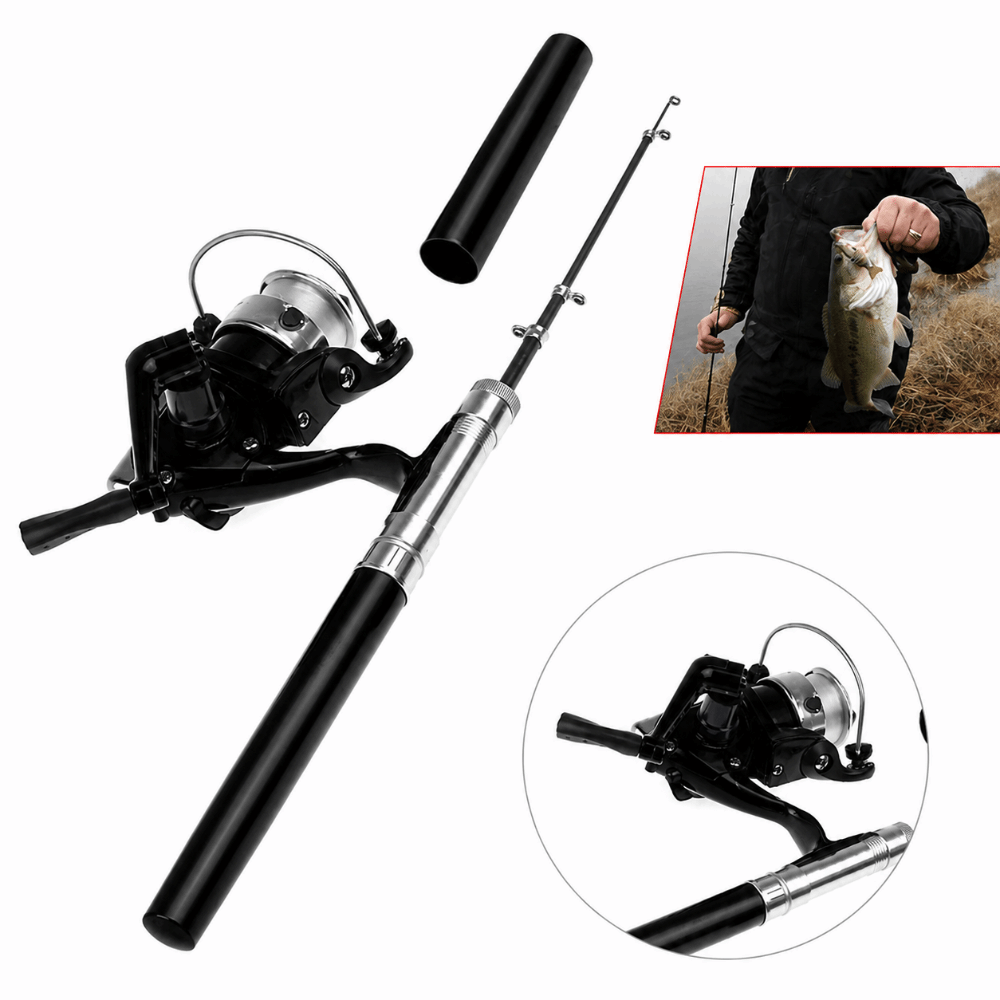 Draagbare 39 inch spinhengel c - Fishing Rod Combo recensie en prijs