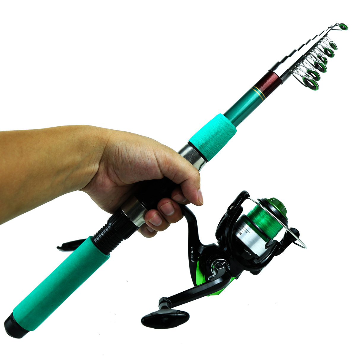 Draagbare ultralichte karper t - Fishing Rod Telescopic recensie en prijs